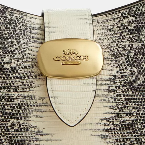 SOLD! Coach Lizard Embossed Eliza Shoulder Bag - Picture 3 of 7
